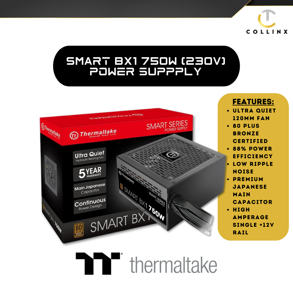 Thermaltake Smart BX1 750W (230V) Power Supply