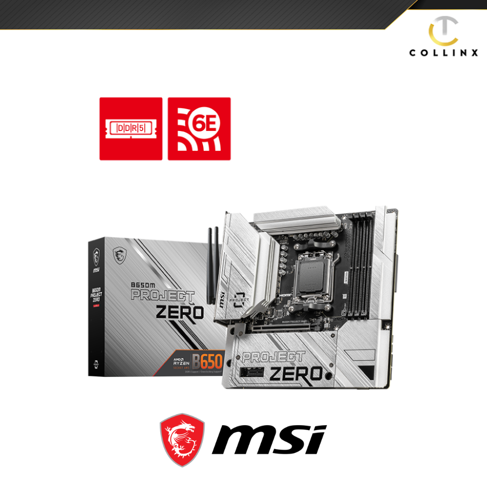 MSI B650M PROJECT ZERO Motherboard