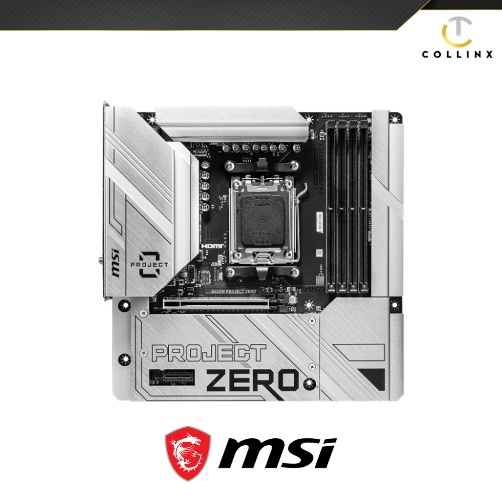 MSI B650M PROJECT ZERO Motherboard - Image 2