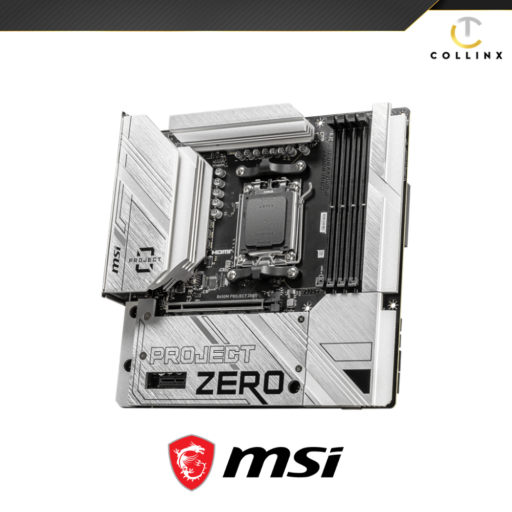 MSI B650M PROJECT ZERO Motherboard - Image 4