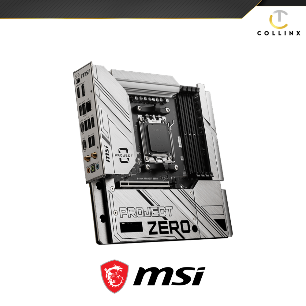 MSI B650M PROJECT ZERO Motherboard - Image 3
