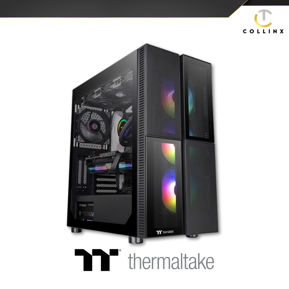 Thermaltake Versa T26 Tempered Glass ARGB Mid Tower Chassis - Image 2