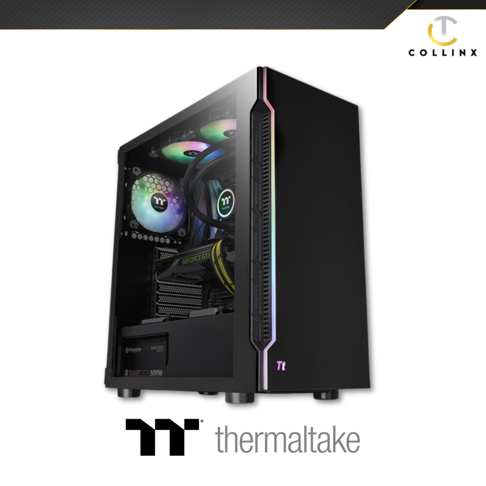 Thermaltake H200 TG RGB ATX Mid Tower Chassis - Image 2