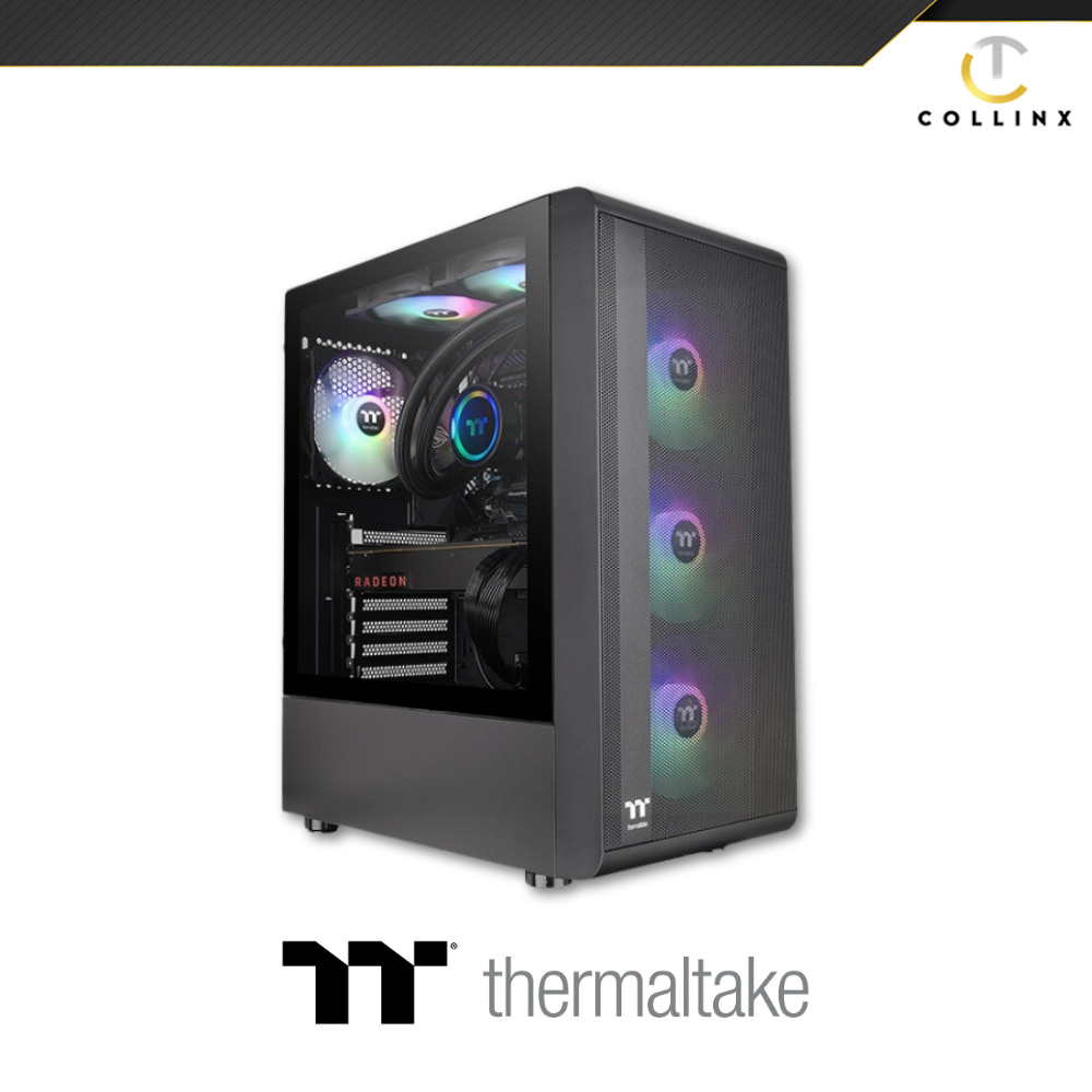 Thermaltake S200 TG ARGB Black Mid Tower Chassis - Image 4