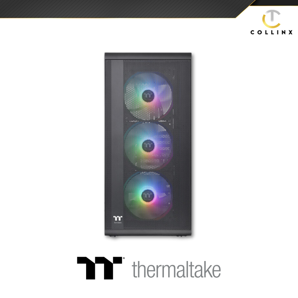 Thermaltake S200 TG ARGB Black Mid Tower Chassis - Image 5