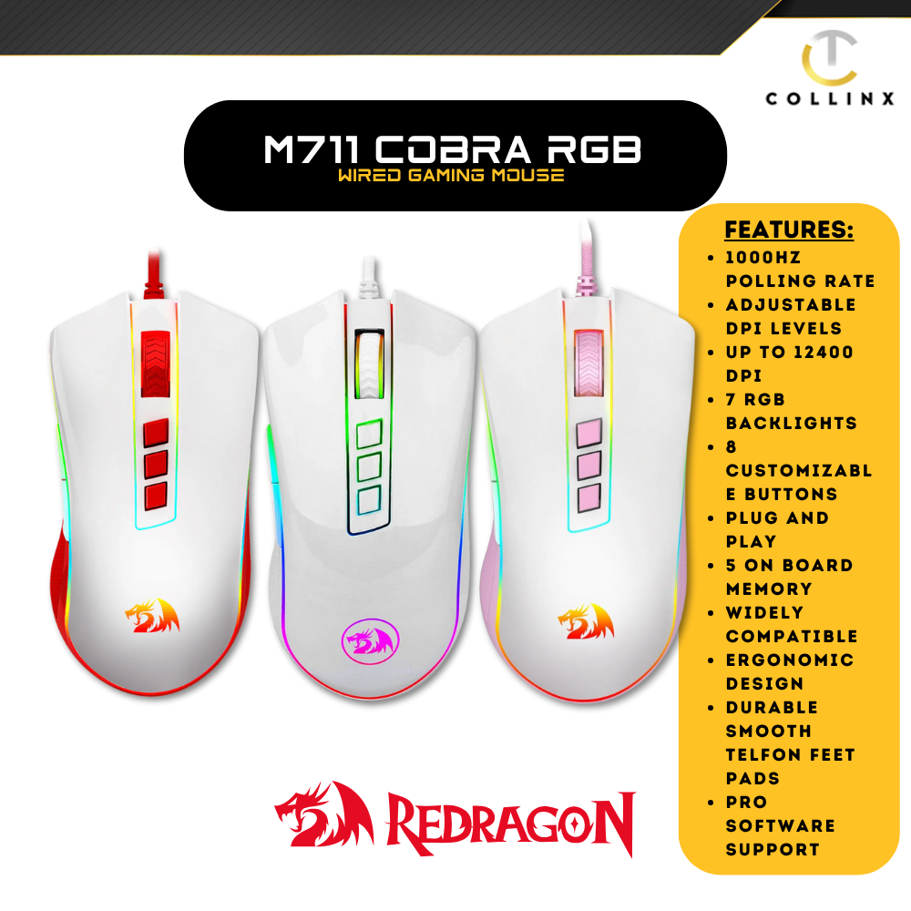 Redragon M711 Cobra Wired Gaming Mouse