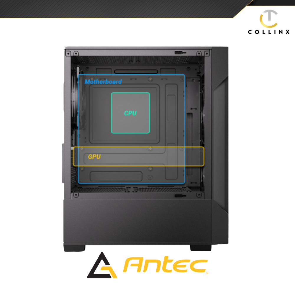 Antec VX100M Mini Tower Gaming Chassis - Image 4
