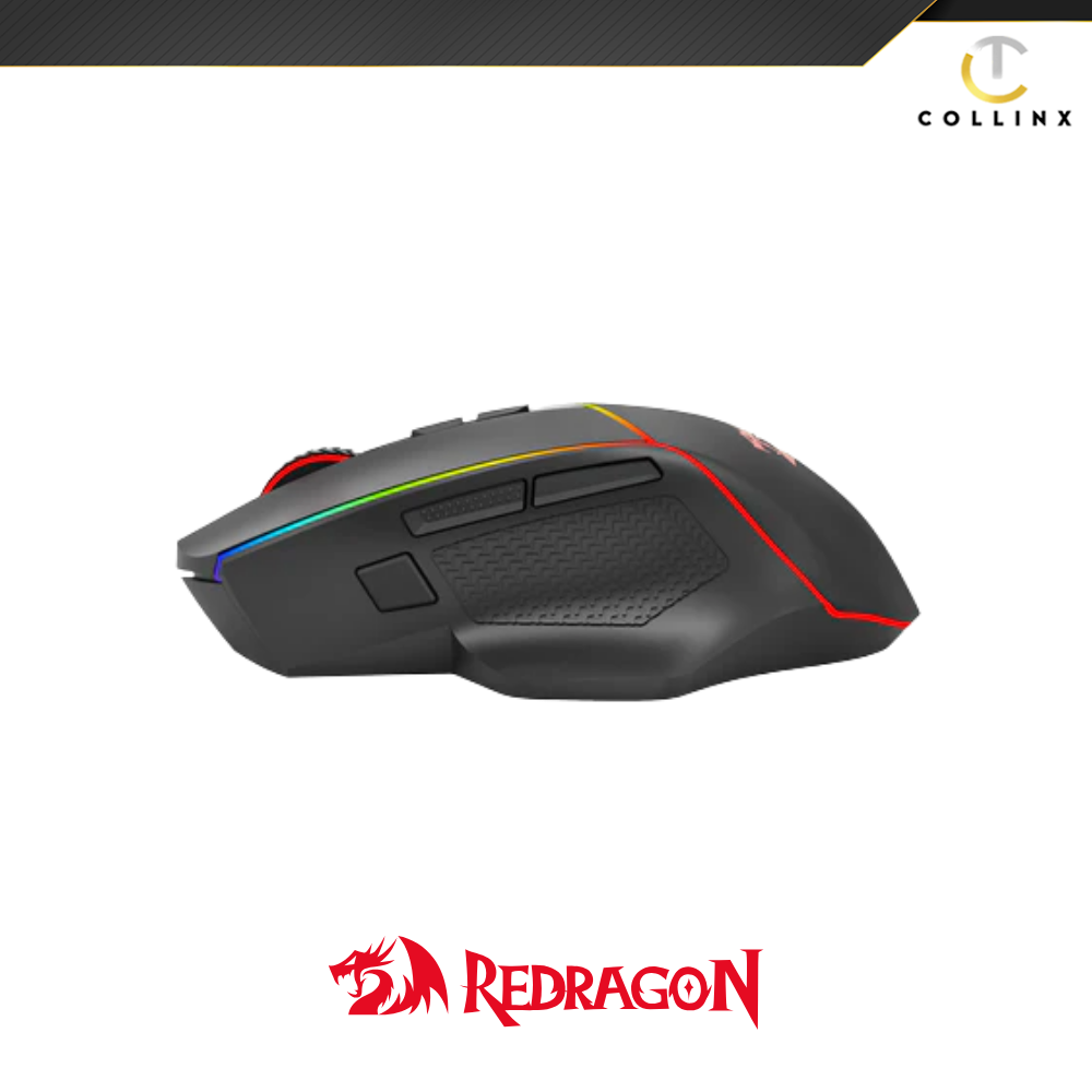 Redragon M814RGB-PRO Axe Pro RGB 8000 DPI Tri-Mode Wireless Gaming Mouse - Image 5