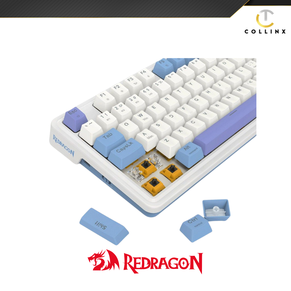 Redragon K664WBP-RGB-PRO Gloria Pro Tri-Mode Mechanical Gaming Keyboard - Image 5