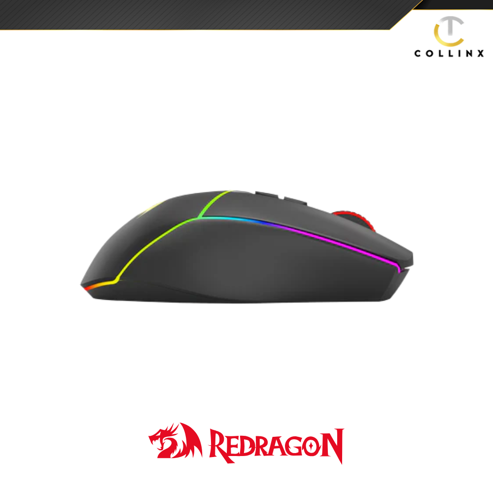 Redragon M814RGB-PRO Axe Pro RGB 8000 DPI Tri-Mode Wireless Gaming Mouse - Image 6